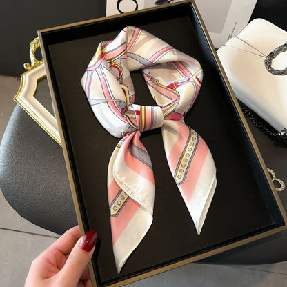 2026 Model 70 Silk-Like Collection Small Square Scarf, High-End Thin Scarf for Spring and Summer Sun Protection, Wholesale from Manufacturer