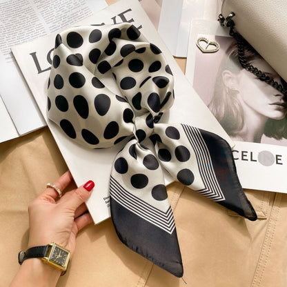 2026 Model 70 Silk-Like Collection Small Square Scarf, High-End Thin Scarf for Spring and Summer Sun Protection, Wholesale from Manufacturer