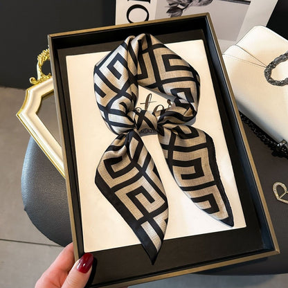 2026 Model 70 Silk-Like Collection Small Square Scarf, High-End Thin Scarf for Spring and Summer Sun Protection, Wholesale from Manufacturer