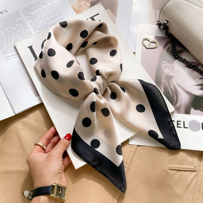 2026 Model 70 Silk-Like Collection Small Square Scarf, High-End Thin Scarf for Spring and Summer Sun Protection, Wholesale from Manufacturer