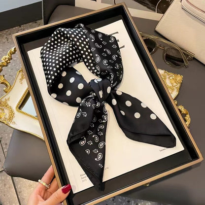 2026 Model 70 Silk-Like Collection Small Square Scarf, High-End Thin Scarf for Spring and Summer Sun Protection, Wholesale from Manufacturer