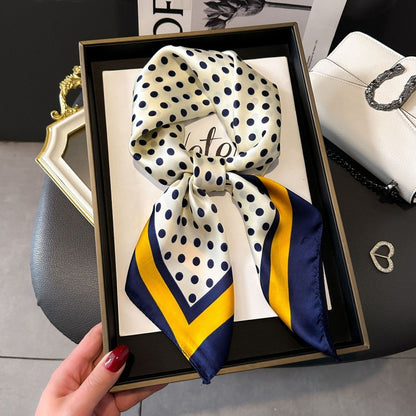 2026 Model 70 Silk-Like Collection Small Square Scarf, High-End Thin Scarf for Spring and Summer Sun Protection, Wholesale from Manufacturer