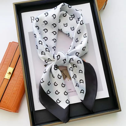 2026 Model 70 Silk-Like Collection Small Square Scarf, High-End Thin Scarf for Spring and Summer Sun Protection, Wholesale from Manufacturer