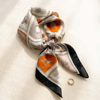 2026 Model 70 Silk-Like Collection Small Square Scarf, High-End Thin Scarf for Spring and Summer Sun Protection, Wholesale from Manufacturer